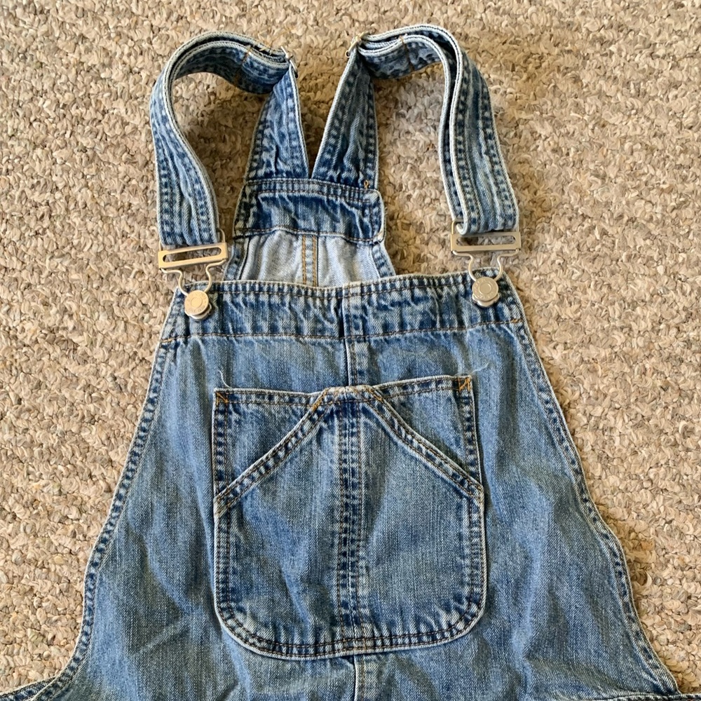 Gap for Good distressed overalls!